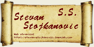 Stevan Stojkanović vizit kartica